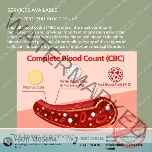 blood test full blood count service